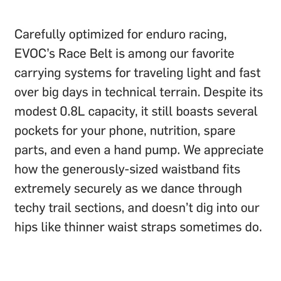 evoc RACE BELT - Picture 8 of 12